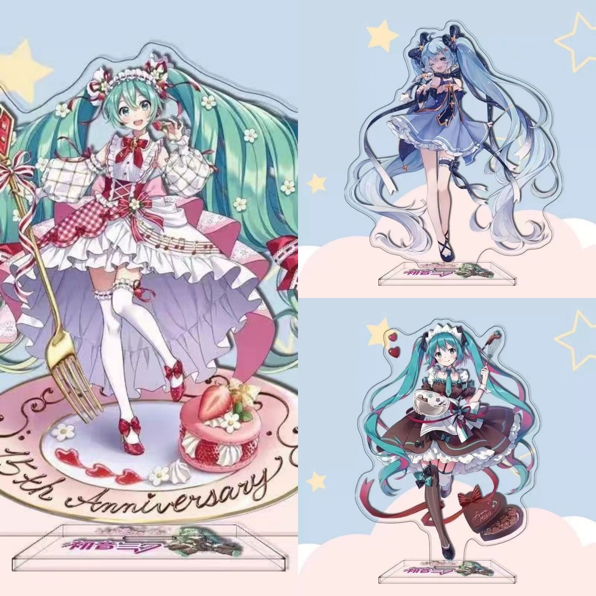 Anime Merchandise Gift - Hatsune Miku Anime-Charakter Acryl-Standfigur Virtuelle Sängerin