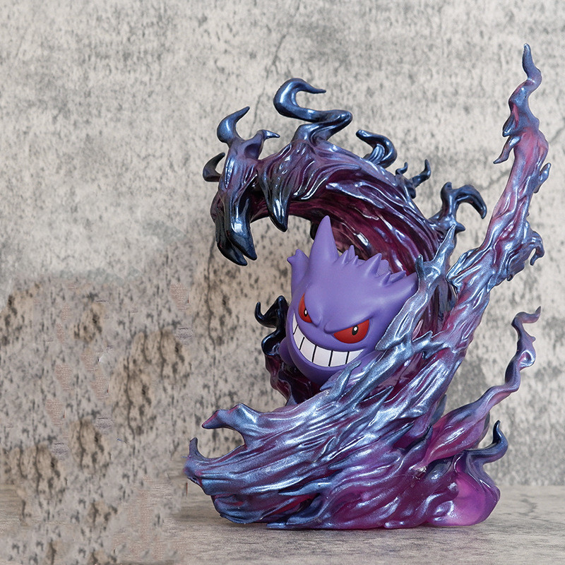 Pokemon Anime Merchandise - 19cm Anime Pokemon Gengar Kampfversion PVC-Actionfigur