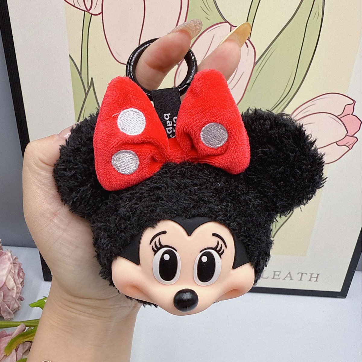 Anime Merchandise Keychain - Mickey Minnie Plüschpuppe Schlüsselanhänger Niedliche Vinylfigur
