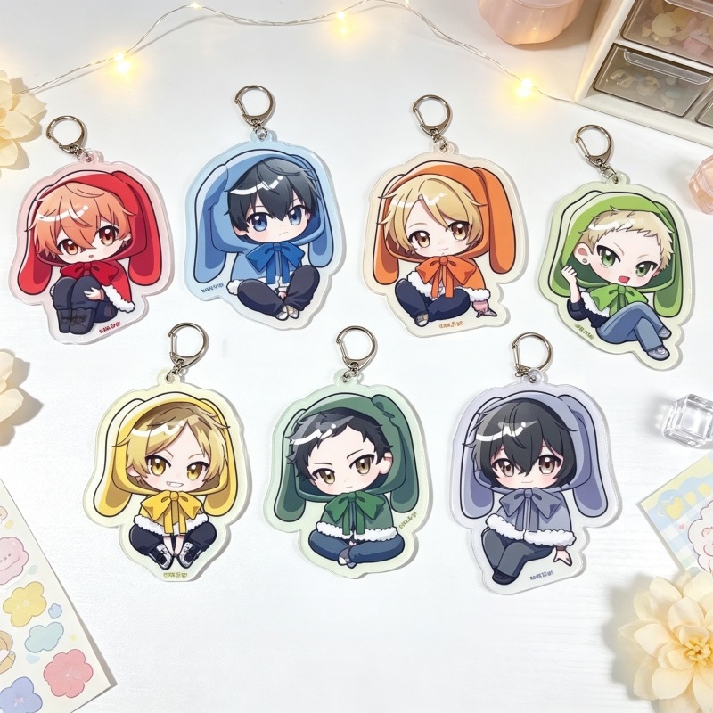 Anime Merch Store - Rucksackanhänger 7 Stück FACTORY STORE Anime-Spiel