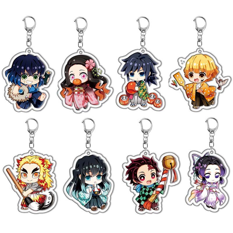 Neue Demon Slayer Kamado Tanji – Anime Merchandise Keychain Bewertung und Preis