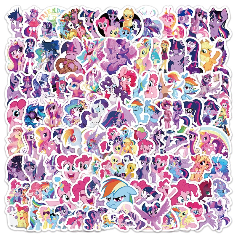 100 Stück Cartoon My Little Po – Anime Merchandise Gift Bewertung und Preis