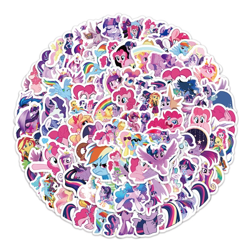 100 Stück Cartoon My Little Po – Anime Merchandise Gift Bewertung und Preis