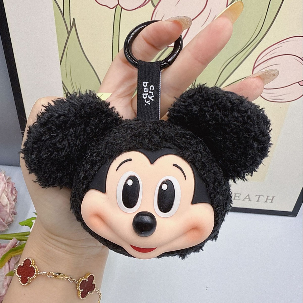 Mickey Minnie Plüschpuppe Schl – Anime Merchandise Keychain Bewertung und Preis