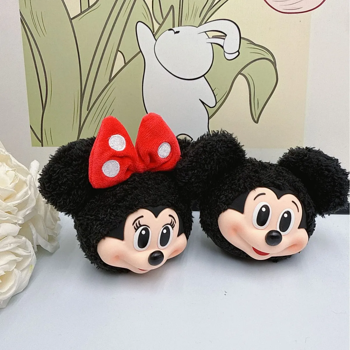 Mickey Minnie Plüschpuppe Schl – Anime Merchandise Keychain Bewertung und Preis