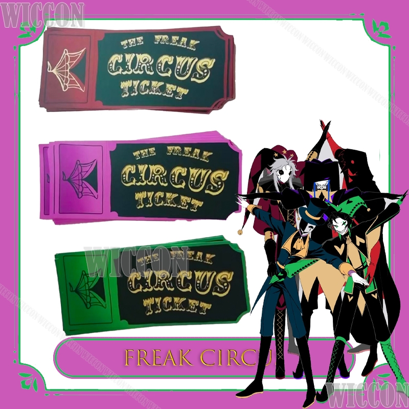 Freak Zirkus Ticketkarte Rot G – Anime Merchandise Women Bewertung und Preis