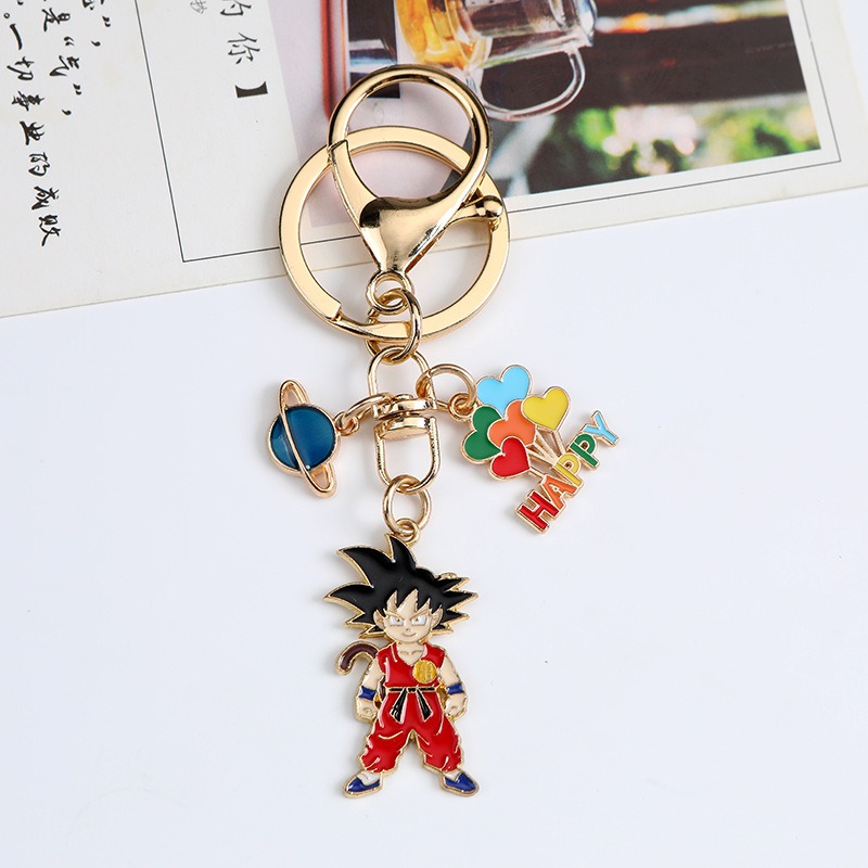 Neue Cartoon Dragon Ball Serie – Anime Merchandise Keychain Bewertung und Preis