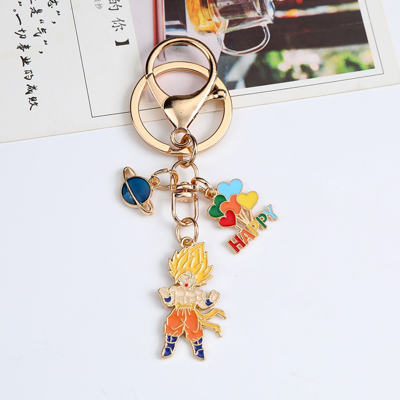 Neue Cartoon Dragon Ball Serie – Anime Merchandise Keychain Bewertung und Preis
