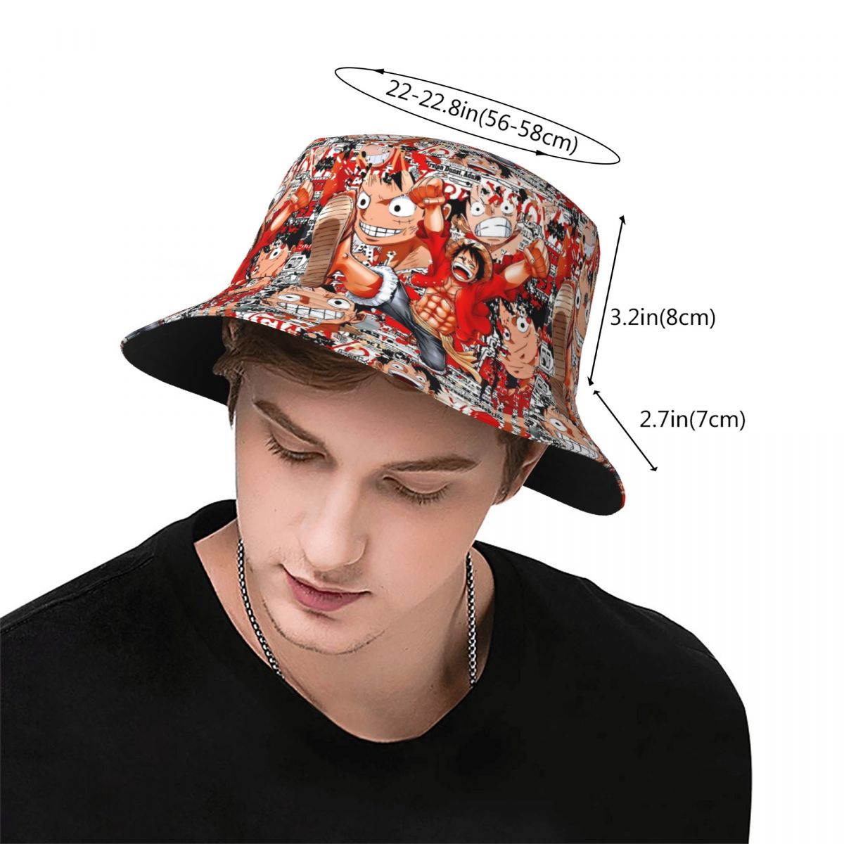 Anime One Piece Luffy Bucket H – Anime Merchandise Women Bewertung und Preis